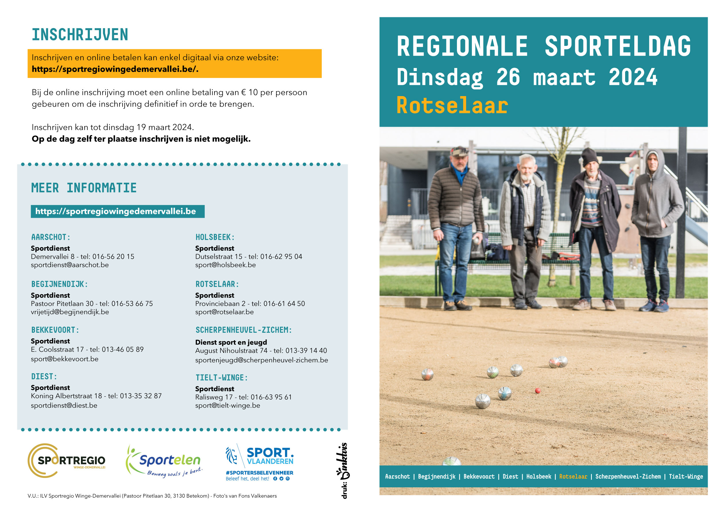 Regionale sporteldag Rotselaar